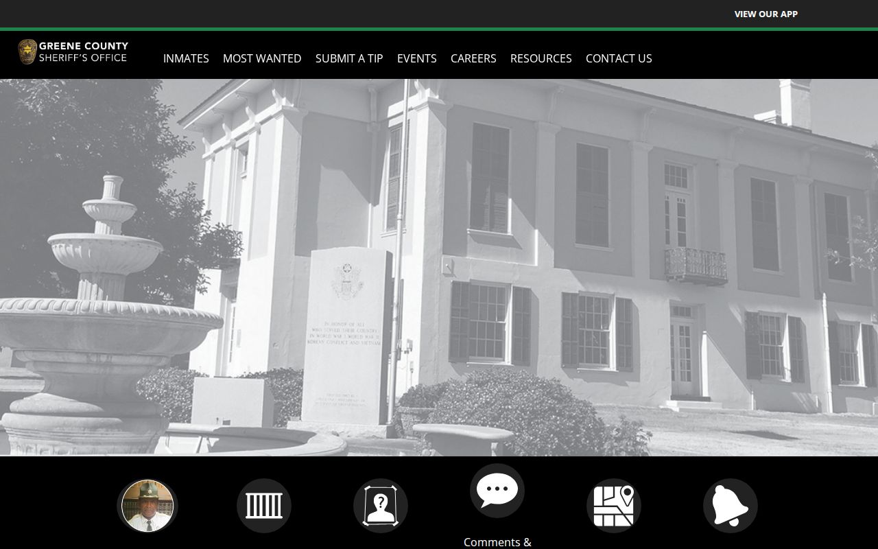 Official Greene County Sheriff site for the Greene County most wanted program